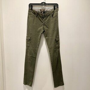 Women's PAIGE Green Cargo Pants